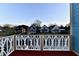 View from deck shows charming homes and quiet street at 2318 E Brookside Ave, Indianapolis, IN 46218