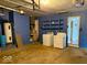 Two-car garage with laundry hookups and storage shelves at 3206 W 57Th St, Indianapolis, IN 46228