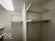 Large closet featuring custom shelving and hanging space at 581 Beehler Dr, Whiteland, IN 46184