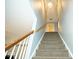 Carpeted staircase leading to the upper level at 8231 Golden Ridge Ln, Indianapolis, IN 46237