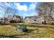 Large backyard with detached garage and garden at 109 N Grant St, Lebanon, IN 46052