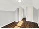 Spacious bedroom with dark wood floors and two closets at 109 N Grant St, Lebanon, IN 46052