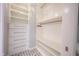 Bright, spacious closet with ample shelving and hanging space at 1617 Avondale Dr, Westfield, IN 46074