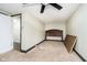 Simple bedroom with ceiling fan and neutral walls at 1850 White Oak W Ln, Martinsville, IN 46151