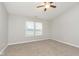 Bedroom with ceiling fan and large window at 2368 Black Gold Dr, Indianapolis, IN 46234