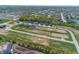 Aerial view of new homes and available lots in a residential community at 3917 Holly Brook Dr, Westfield, IN 46062