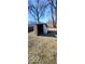 Small shed in backyard with open door at 2914 Collier St, Indianapolis, IN 46241