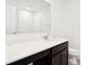 Bathroom with single vanity and toilet at 813 Stonehaven Dr, Indianapolis, IN 46239