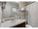 Clean bathroom with shower/tub combo and updated vanity at 1636 Austin Dr, Lebanon, IN 46052