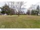 Spacious backyard with a view of the house at 1892 W 1000 S, Pendleton, IN 46064