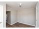 Simple dining area with wood-look flooring at 3060 S Shortridge Rd, Indianapolis, IN 46239