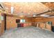 Large garage with built-in cabinets and workspace at 3060 S Shortridge Rd, Indianapolis, IN 46239