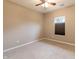 Bedroom with ceiling fan and window blinds at 7515 Sunset Ridge Pkwy, Indianapolis, IN 46259