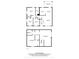 Two-story house floor plan with a screened porch at 807 Alden Dr, Fortville, IN 46040