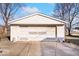 Detached single-car garage with an overhead door at 807 Alden Dr, Fortville, IN 46040