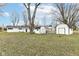 Large backyard with sheds and a spacious feel at 9923 N 125 W, Fortville, IN 46040