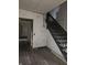 Old wooden staircase in a home undergoing renovation at 1207 W 35Th St, Indianapolis, IN 46208