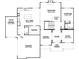 Main floor features open concept kitchen, great room, and study; 3-car garage at 8053 Easton Ln, Zionsville, IN 46077