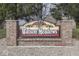 Watson Meadows community entrance sign with brick columns at 9048 N Watson Meadows Ln, Mooresville, IN 46158