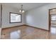 Spacious dining room with hardwood floors and large window at 9048 N Watson Meadows Ln, Mooresville, IN 46158