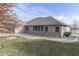 Brick house exterior with patio and landscaping at 9048 N Watson Meadows Ln, Mooresville, IN 46158