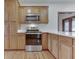 Modern kitchen with stainless steel range and microwave at 9048 N Watson Meadows Ln, Mooresville, IN 46158