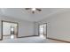 Spacious living room with hardwood floors and high ceilings at 9048 N Watson Meadows Ln, Mooresville, IN 46158
