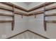 Spacious walk-in closet with ample shelving and hanging rods at 9048 N Watson Meadows Ln, Mooresville, IN 46158