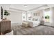 Large main bedroom with carpeted floors and natural light at 1014 Stonehaven Dr, Indianapolis, IN 46239