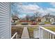 View of the street from the front porch at 2709 Station St, Indianapolis, IN 46218