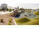 Playground area with climbing wall and several swings for  at 4000 N Meridian St # 2H, Indianapolis, IN 46208