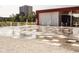 Community spray park with a fun checkered pattern and multiple water jets at 4000 N Meridian St # 2H, Indianapolis, IN 46208