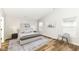 Main bedroom with vaulted ceiling and wood floors at 615 Sun Catcher Dr, Avon, IN 46123