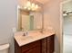 Double vanity bathroom with a shower at 9653 Calamus Dr, Noblesville, IN 46060