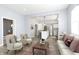 Open concept living room and kitchen with modern decor at 209 Trowbridge St, Indianapolis, IN 46201