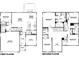 Two-story home floor plan with 5 bedrooms and a loft at 3322 Stafford St, Sheridan, IN 46069