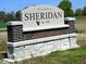 Welcome to Sheridan, Est. 1860 sign at 3322 Stafford St, Sheridan, IN 46069