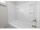 Clean bathroom with a white bathtub and shower surround at 3125 N Tacoma Ave, Indianapolis, IN 46218