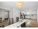 Modern dining area with glass table and stylish lighting at 3125 N Tacoma Ave, Indianapolis, IN 46218