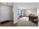 Spacious living room featuring a cozy fireplace and plush sofa at 3125 N Tacoma Ave, Indianapolis, IN 46218