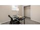 Small study area with glass desk and chair at 3125 N Tacoma Ave, Indianapolis, IN 46218