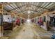 Interior of horse barn with stalls, horses, and red blankets at 432 500 N, Anderson, IN 46012