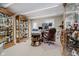 Unique office space with built-in display cases, desk, and ample storage at 432 500 N, Anderson, IN 46012