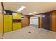 Finished basement with built-in storage and shelving at 4529 Dickson Rd, Indianapolis, IN 46226