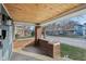 Spacious front porch with a view of the street at 620 N Rural St, Indianapolis, IN 46201