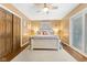 Well-lit bedroom with white bedframe and ample space at 7701 Center Lake Rd, Nineveh, IN 46164