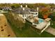Luxury home with pool and lakefront location in fall at 8804 Waterside Dr, Indianapolis, IN 46278