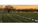 Landscaped backyard with a stone pathway towards the lake at 8804 Waterside Dr, Indianapolis, IN 46278