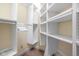 Well-organized closet with ample shelving and hanging space at 8804 Waterside Dr, Indianapolis, IN 46278