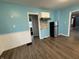 Clean kitchen with white cabinets and stainless steel refrigerator at 3919 E 34Th St, Indianapolis, IN 46218